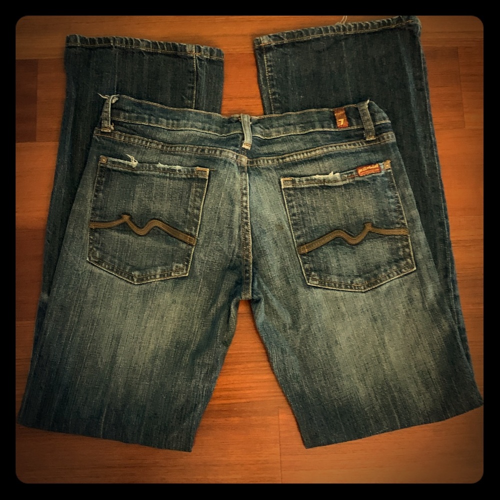 7 for All Mankind: Bootcut Jeans 32x31